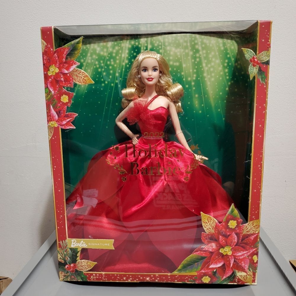Barbie Doll Holiday 2022 Special Barbie Signature Collectible Blonde Hair NEW